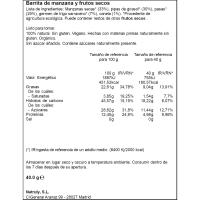 Barrita Raw de manzana BIO NATRULY, 1 ud, 40 g