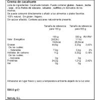 Crema de cacahuetes 100% NATRULY, frasco 500 g