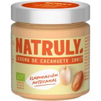 Crema de cacahuetes 100% BIO NATRULY, frasco 200 g