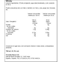 Whisky NOMAD, botella 70 cl