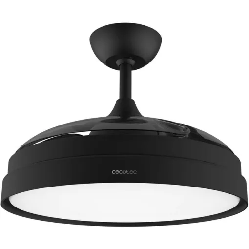 Ventilador de techo, 106 cm, 40W, Energy Silence Aero 4280 Invisible Black CECOTEC
