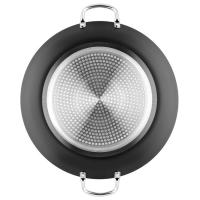 Paellera de aluminio Resistent Plus, apta para todo tipo de cocinas MONIX, Ø34 cm