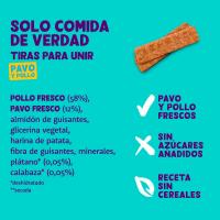 Tiras de pavo para perro EDGARD&COOPER, paquete 75 g