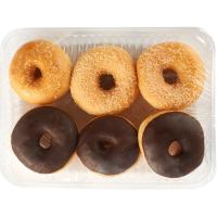 Mini berlina de azúcar y chocolate EROSKI, bandeja 6 uds