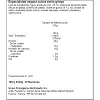 Cubos de ensalada veganos estilo griego NURISHH, bolsa 150 g