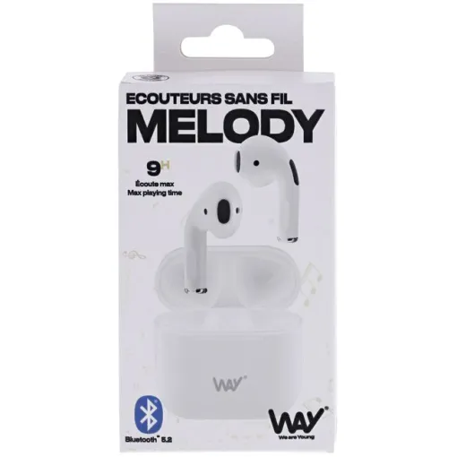 Auriculares TW blancos MELODY WAY