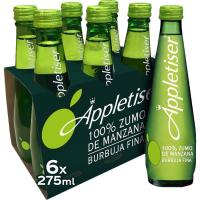 Refresco de zumo de manzana APPLETISER, pack 6x27,5 cl