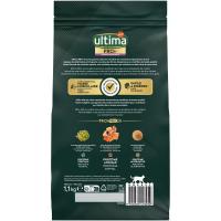 Alimento de salmón para gatos esterilizado ULTIMA, saco 1,1 kg