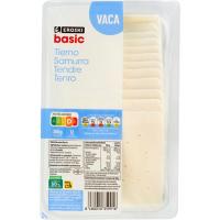 Queso de vaca EROSKI BASIC, lonchas, bandeja 300 g Queso de vaca EROSKI BASIC, lonchas, bandeja 300 g