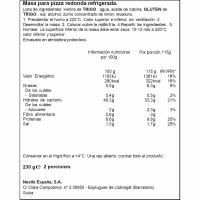 Masa pizza finissima redonda BUITONI, caja 230 g