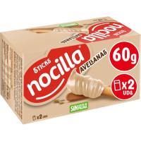 Sticks de leche NOCILLA, pack 2x30 g