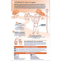 Bebida soluble sabor fresa MERITENE, pack 15x30 g