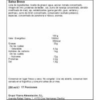 YBARRA saltsa mina, buruz behera 250 ml