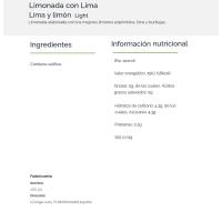 Limonada con gas sabor lima DON SIMÓN, lata 33 cl