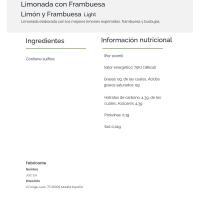 Limonada con gas sabor frambuesa DON SIMÓN, lata 33 cl