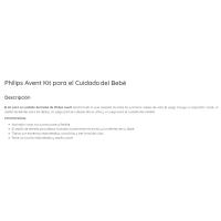 Set cuidado del bebé PHILIPS AVENT, pack 1 ud