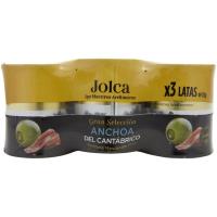 Aceituna rellena de anchoa del Cantábrico JOLCA, pack 3x50 g Aceituna rellena de anchoa del Cantábrico JOLCA, pack 3x50 g