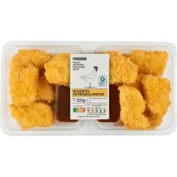 Nuggets extracrujientes con salsa BBQ EROSKI, bandeja 320 g