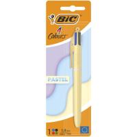 BIC Pastel 4 koloreko boligrafoa, punta 1 mm, kanpoko koloreak Zein iritsiko zaizu