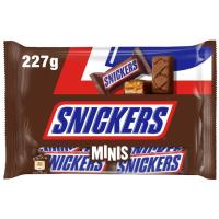 Chocolatina minis SNICKERS, paquete 227 g