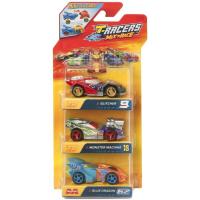 Vehículos MIX 'N RACE, edad rec:4-9 años ¿Cuál te llegará? T-RACERS, pack 3 uds