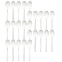 Cuchara reutilizable, plástico transparente SP-BERNER, pack 25 uds