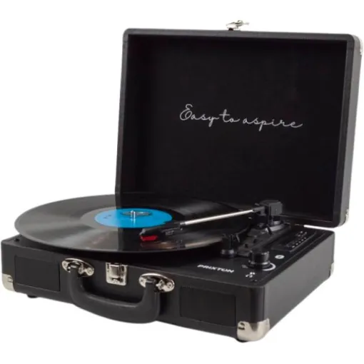 Tocadiscos negro VC400 PRIXTON