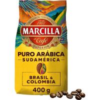 Café en grano Brasil Colombia MARCILLA, paquete 400 g