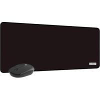 Pack alfombrilla xl + raton inalambrico, negro, harmony SUBBLIM