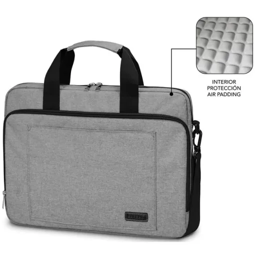 Maletin 13,3"-14", grey, air padding SUBBLIM 
