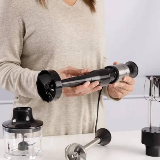 Batidora mano con accesorios, 1200W, Bapi 1200 premium fullset TAURUS