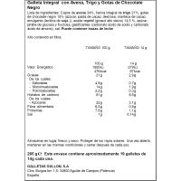 Galleta Digestive de avena y chocolate GULLÓN, caja 265 g