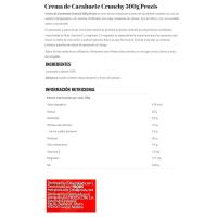 Crema de cacahuete crujiente PROZIS, bote 500 g