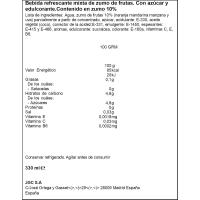 Refresco de naranja SIMON LIFE, botella 330 ml
