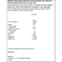 Refresco de mandarina SIMON LIFE, botella 330 ml