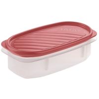 Hermético Top Flex oval, rojo arándano, plástico, 61x97x184 mm TATAY, 500 ml