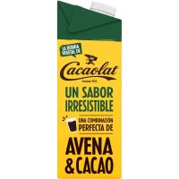 Bebida vegetal de avena choco CACAOLAT VEGGIE, brik 1 litro