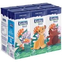 Leche entera KAIKU DISNEY, pack 6x200 ml