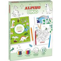 Set manualidades dino con rotuladores y pegatinas ALPINO