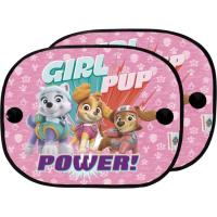 Cortinillas laterales para coche, 36x44 cm, color rosa PATRULLA CANINA, 2 uds