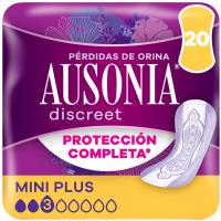 Compresa miniplus AUSONIA DISCREET, paquete 20 uds
