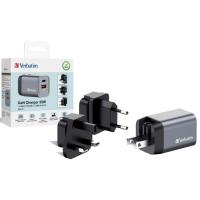 Cargador de red universal negro, USB Type-C 35W y Type A 18W, GNC-35 VERBATIM