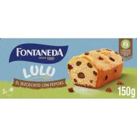 Bizcocho con pepitas de chocolate fontaneda LU, caja 150 g