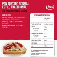 ORTIZ ogi txigortu tradizionala, 36 xerra, paketea 320 g