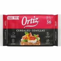ORTIZ zereal anitzeko ogi txigortua, 36 xerra, paketea 320 g