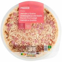 Pizza de jamón y queso EROSKI, 1 ud, 350 g
