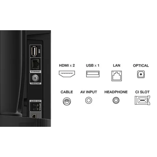 TV Led 32" FHD Smart 32S5400A TCL