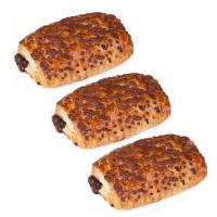 Mini napolitana rellena con 24% crema chocolate EROSKI, 3 uds