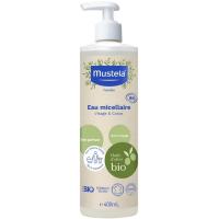 Agua micelar sin perfume MUSTELA bio, dosificador 400 ml