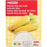 Harina fina de maíz EROSKI, caja 400 g Harina fina de maíz EROSKI, caja 400 g